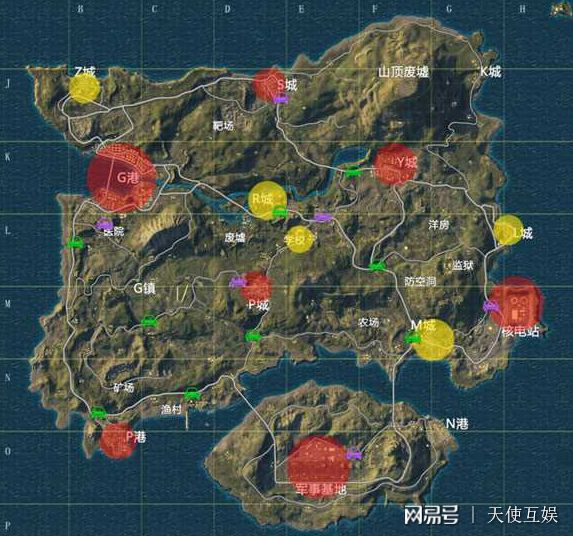 绝地求生海岛地图