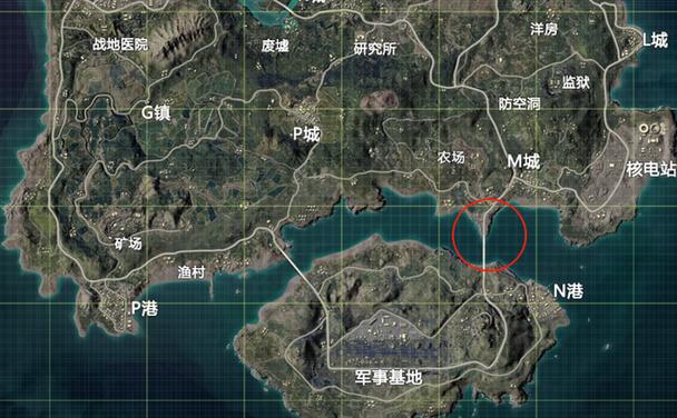 绝地求生海岛地图