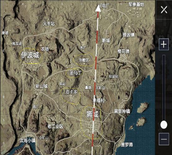 绝地求生沙漠地图