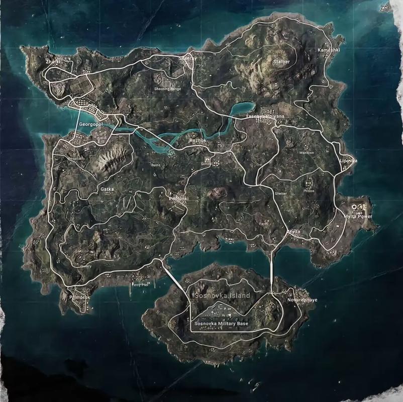 绝地求生沙漠地图