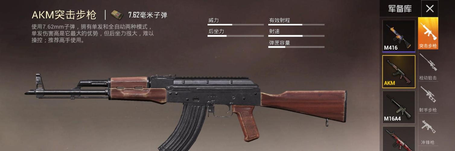 绝地求生最强枪配